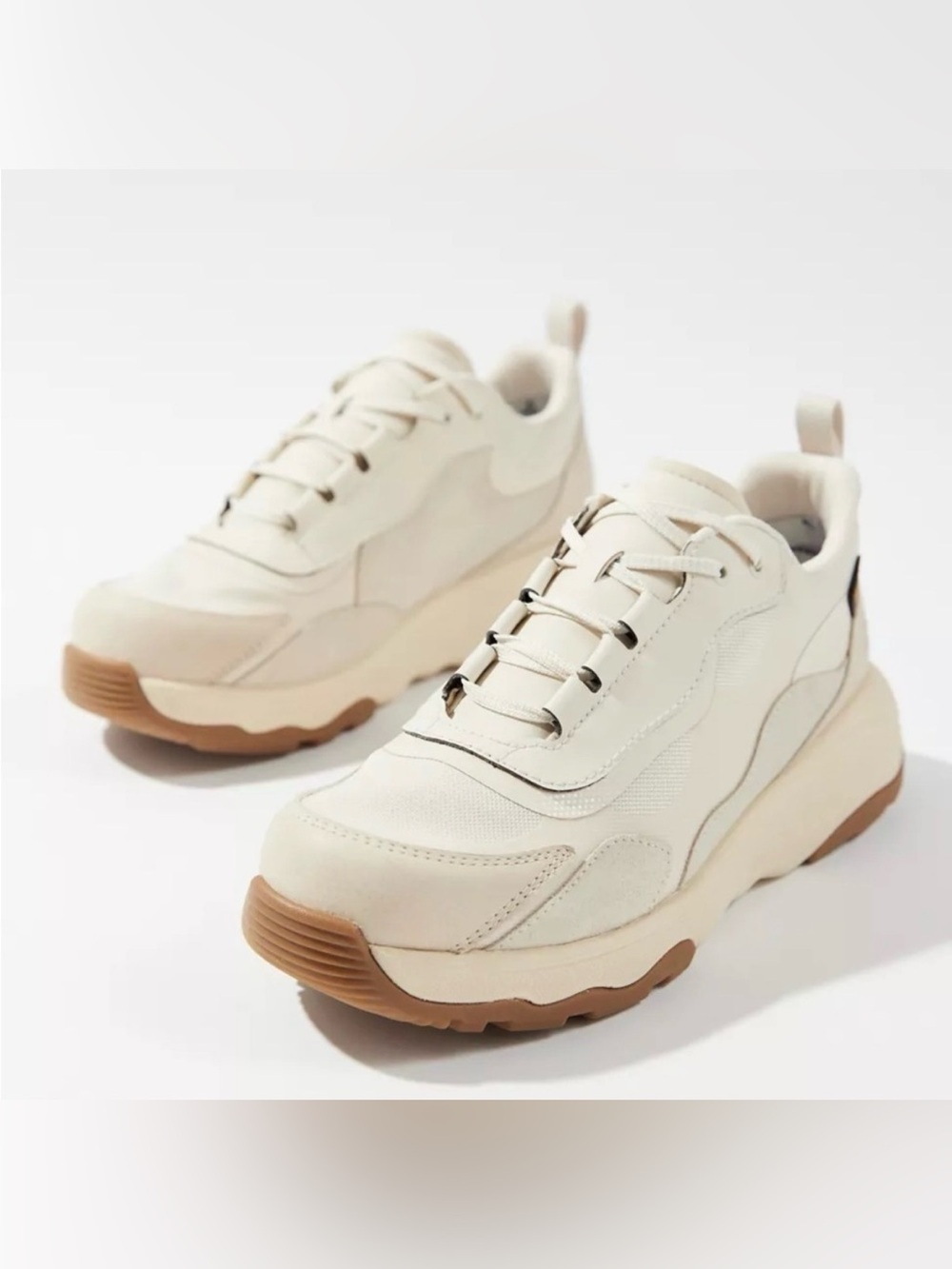 Teva Women's Geotrecca Low Waterproof Hiking Shoe Leather Cream Size 8 (EU 39)